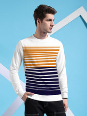 Yellow Sublimation Sweat Shirt - White - wearup.store