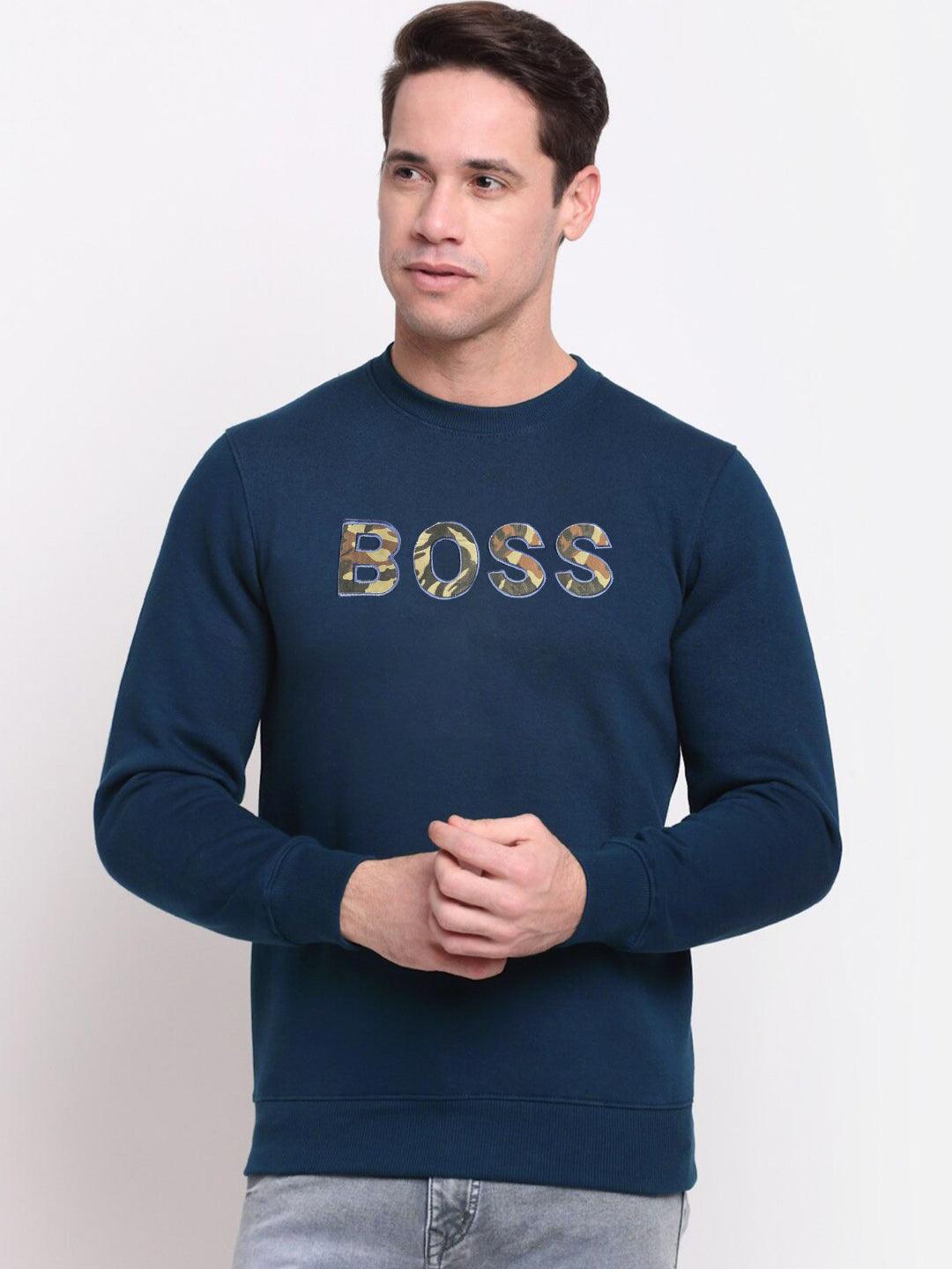 Bos Fleece Sweat Shirt - Navy - wearup.store