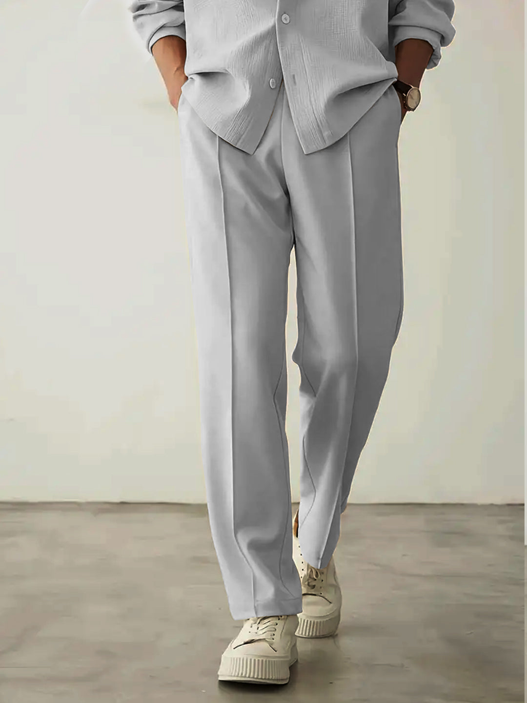Imported Oversized Joggers - Grey - wearup.store