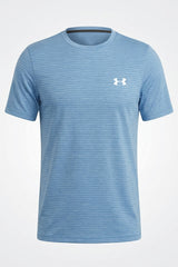 Under Armour Cotton Free Lift Half Sleeve - Sky Blue