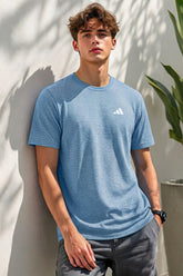 Adi Cotton Free Lift Half Sleeve - Sky Blue