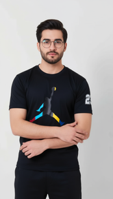 JDN Black Dri-Fit T Shirt - Wearup Store