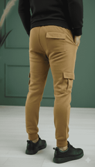 Micro Six Pocket Loose Trouser - Mustard