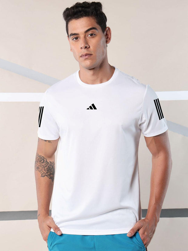 Adi White Dri-Fit T Shirt - Wearup Store - wearup.store
