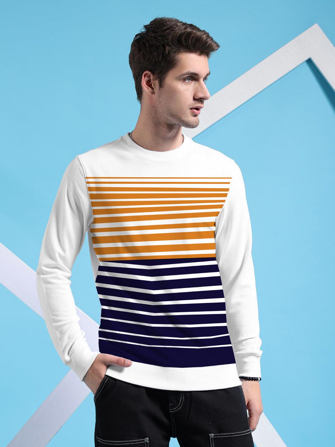 Yellow Sublimation Sweat Shirt - White - wearup.store