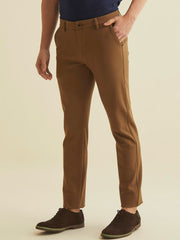 Men's Imported Textured Velen Cool Camel Pant - wearup.store