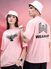 Eagle Oversized Tees - Pink - wearup.store