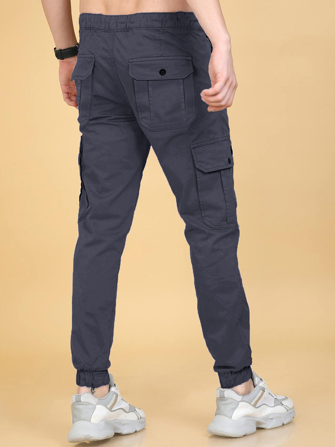 Men,s Six Pocket Grey Cargo Trouser