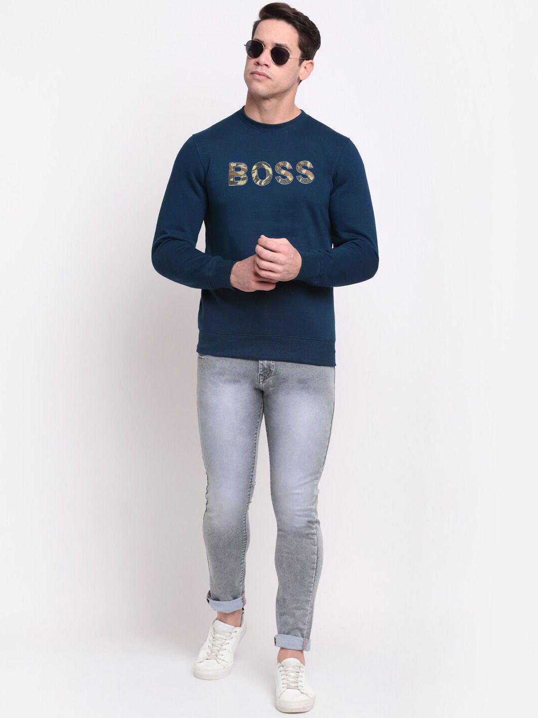 Bos Fleece Sweat Shirt - Navy - wearup.store