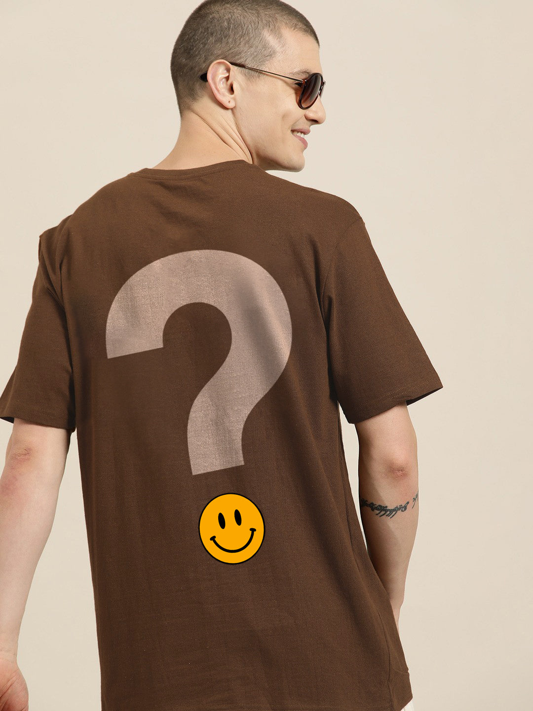 WearUp Oversized Tees - Brown