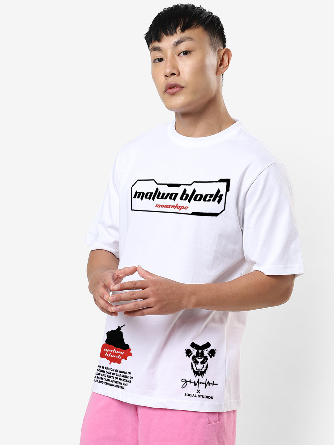 Sidhu Oversized Tees - White