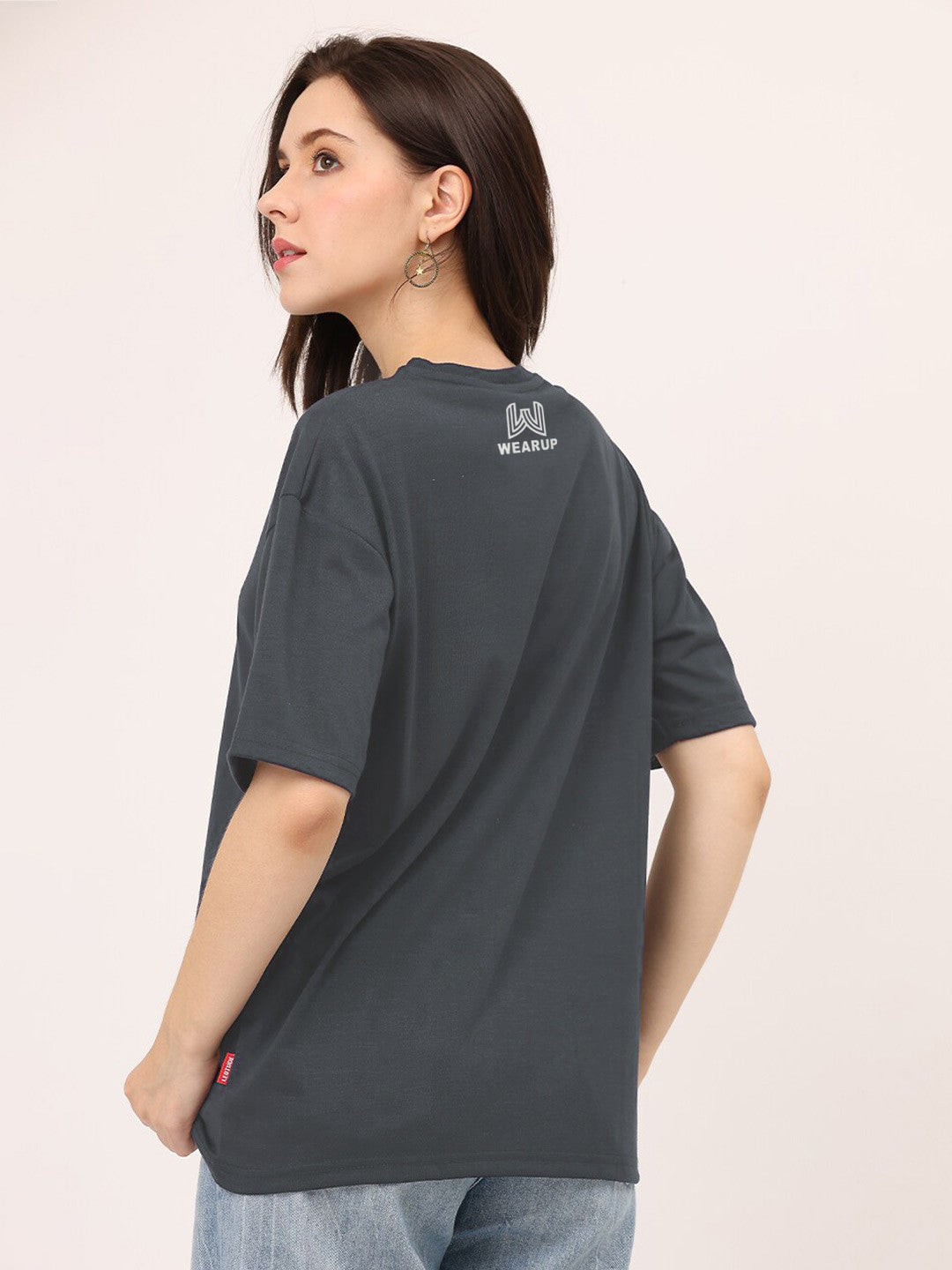 WearUp Oversized Tees - Grey