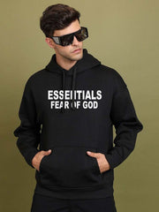 Esnce Fleece Hoodie - Black - wearup.store