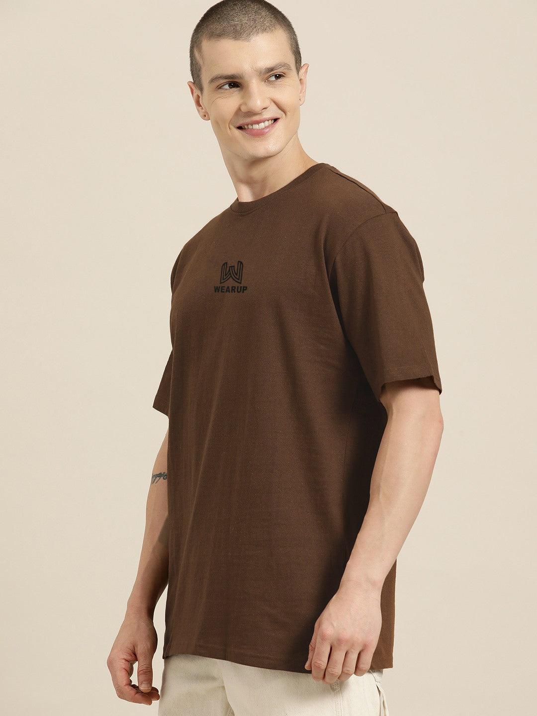 WearUp Oversized Tees - Brown - wearup.store