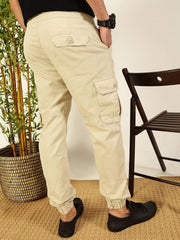 Beige Cargo Trouser - Wearup - wearup.store