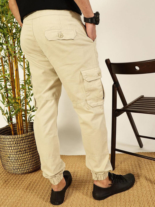Beige Cargo Trouser - Wearup - wearup.store