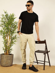Beige Cargo Trouser - Wearup - wearup.store