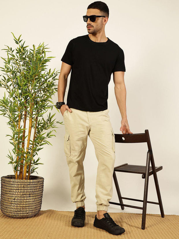Beige Cargo Trouser - Wearup - wearup.store