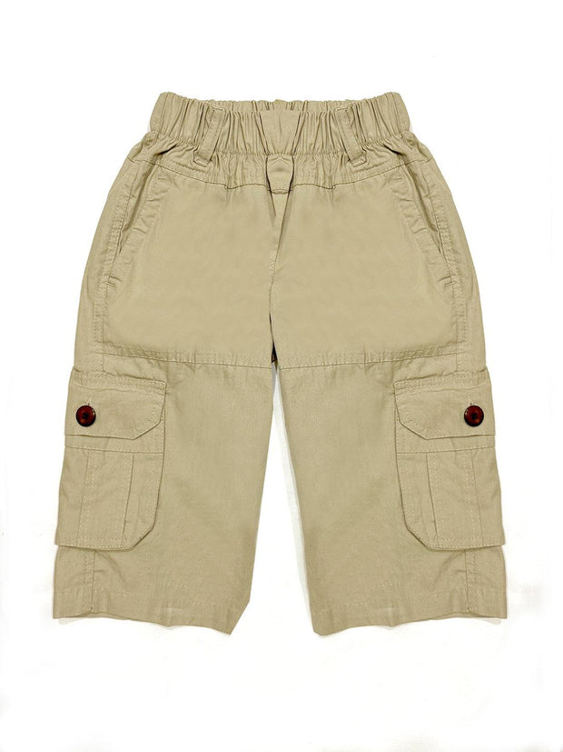 Kid,s Three Quarter Cargo Shorts - wearup.store