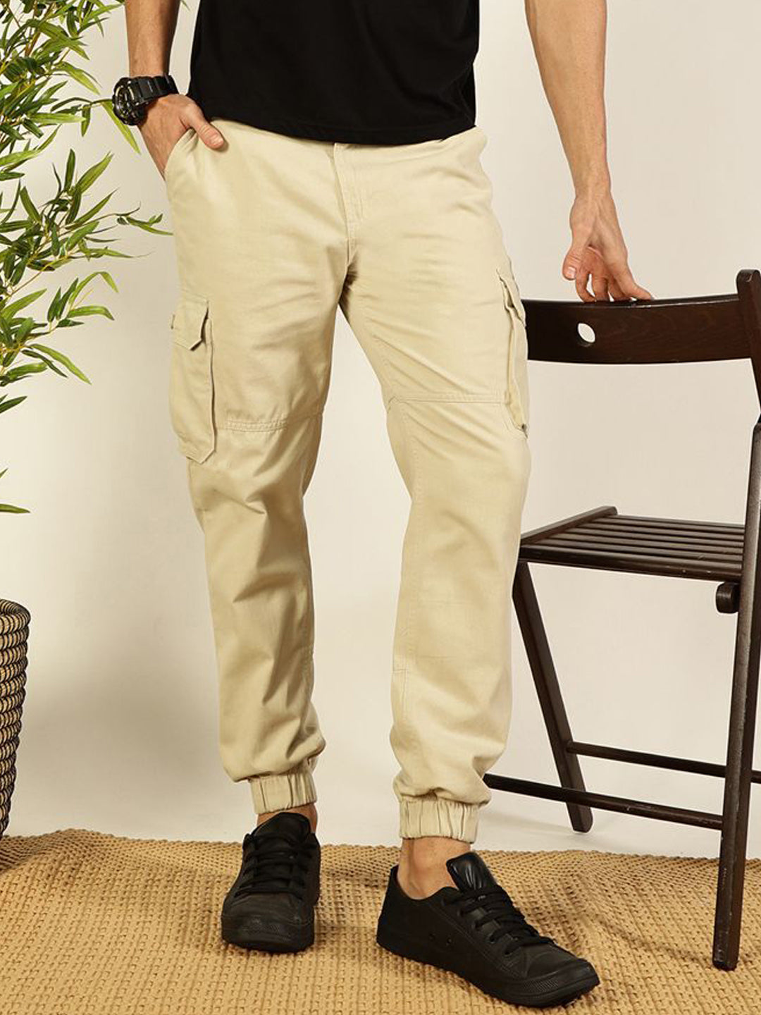 Beige Cargo Trouser - Wearup