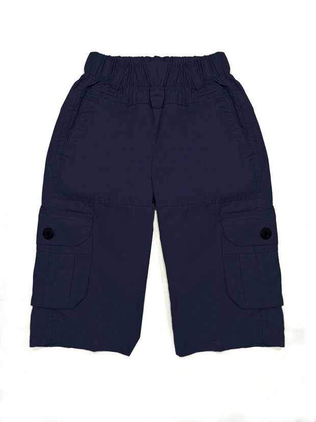 Kid,s Three Quarter Cargo Shorts - wearup.store