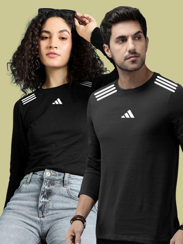 Adi Activewear Full Sleeve Shirt - black - wearup.store