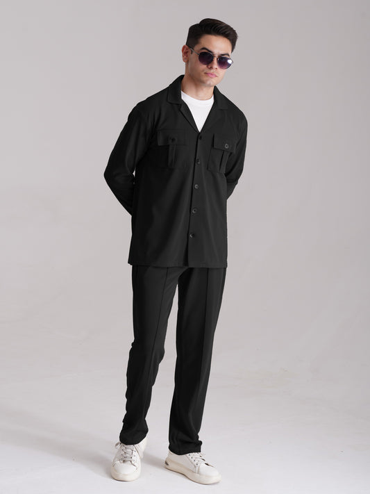 Imported Premium Tracksuit - Black