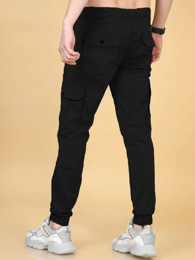 Black Cargo Trouser - Wearup - wearup.store