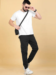 Black Cargo Trouser - Wearup - wearup.store