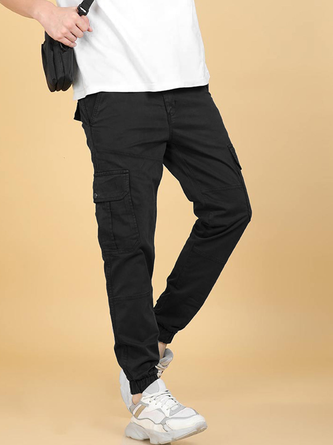 Black Cargo Trouser - Wearup