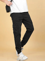 Black Cargo Trouser - Wearup - wearup.store
