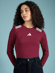 Adi Activewear Full Sleeve Shirt - Maroon - wearup.store