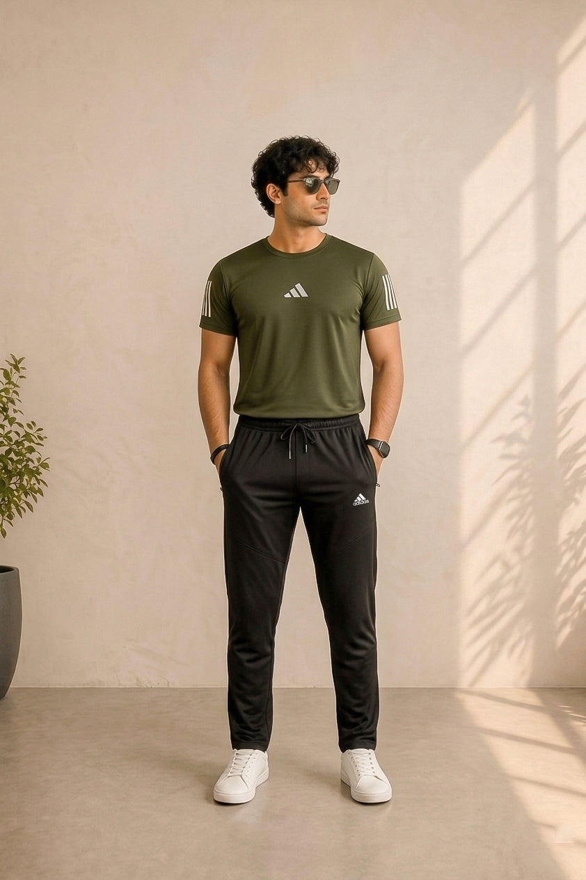 Adi Imported Combo Set - Olive / Black