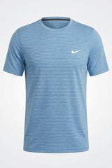 Nke Cotton Free Lift Half Sleeve - Sky Blue