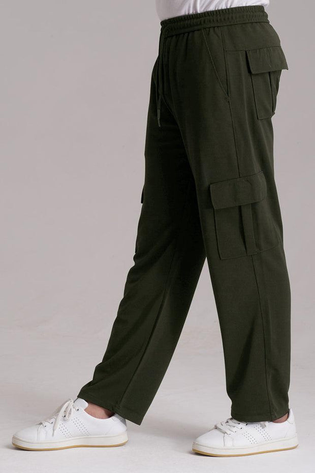 Imported Oversized Cargo Trouser - Olive - wearup.store