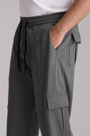 Imported Oversized Cargo Trouser - Charcoal - wearup.store