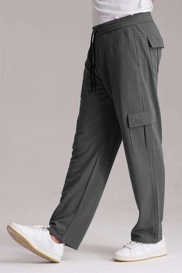 Imported Oversized Cargo Trouser - Charcoal - wearup.store