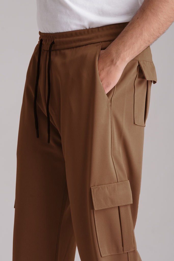 Imported Oversized Cargo Trouser - Mustard