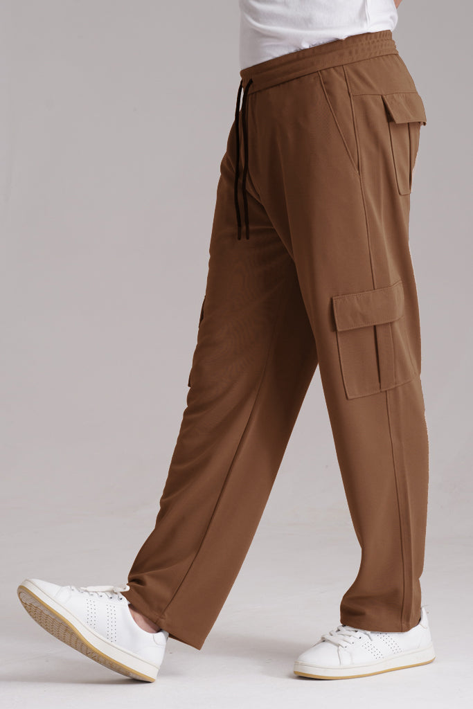 Imported Oversized Cargo Trouser - Mustard