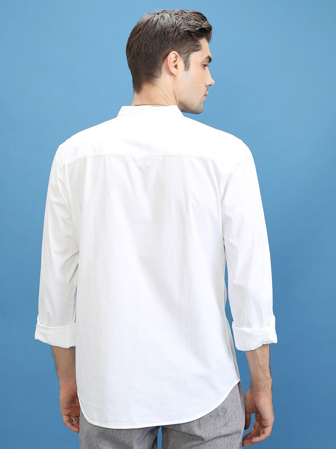 Men's Color Block Casual Shirts