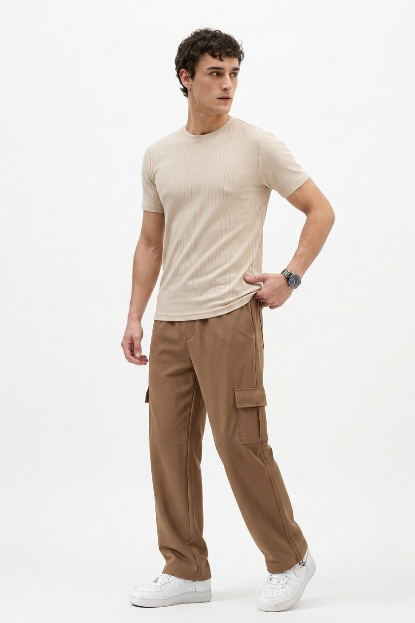 Poplin Combo set - Beige / Brown