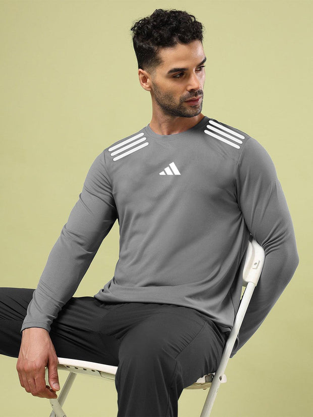 Adi Activewear Full Sleeve Shirt - Grey - wearup.store