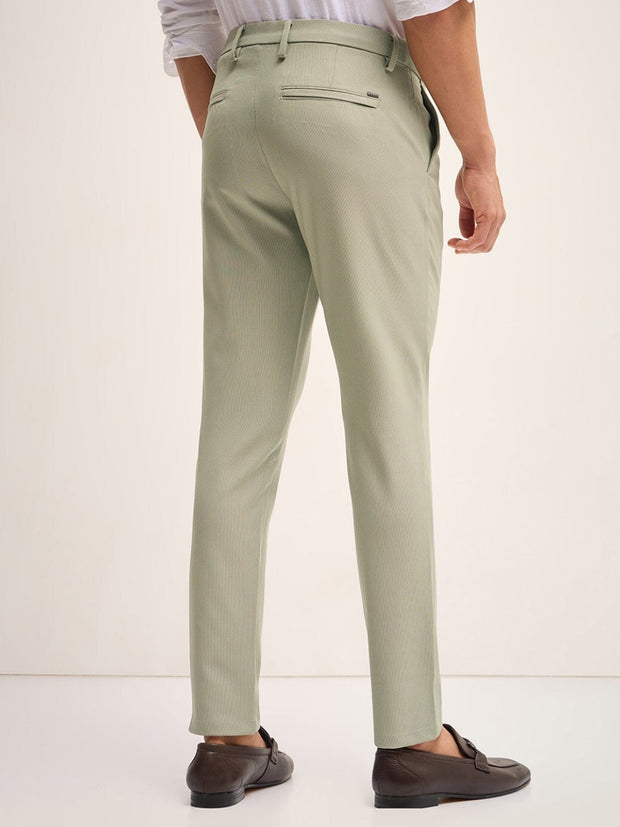 Men's Imported Textured Velen Cool Light Mint Pant - wearup.store