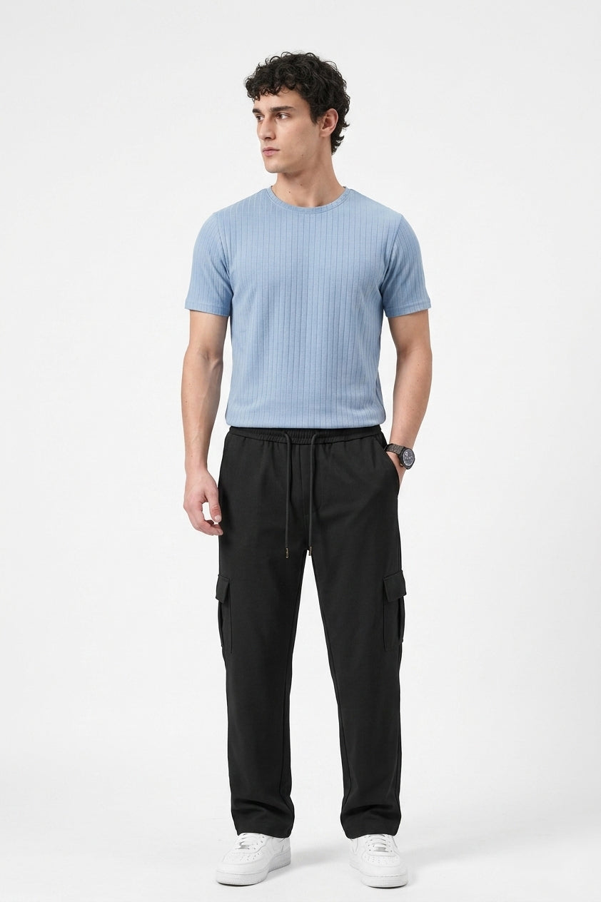 Poplin Combo set - Light Blue / Black