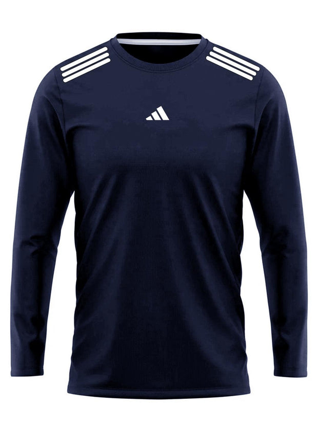 Adi Activewear Full Sleeve Shirt - Navy - wearup.store