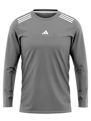 Adi Activewear Full Sleeve Shirt - Grey - wearup.store