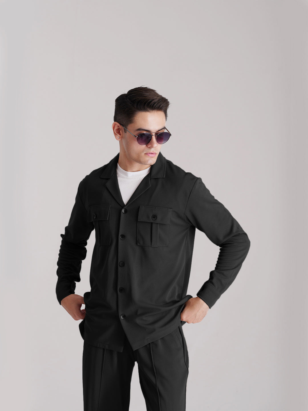 Imported Premium Tracksuit - Black