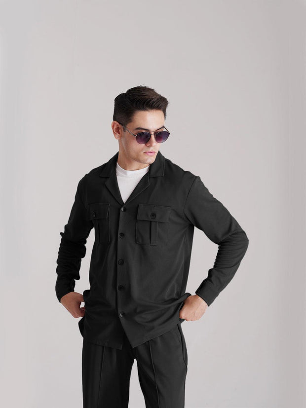Imported Premium Tracksuit - Black - wearup.store
