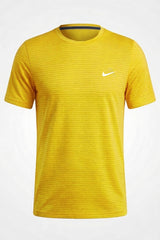 Nke Cotton Free Lift Half Sleeve - Yellow
