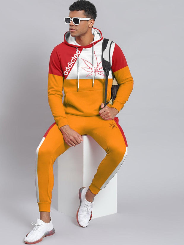 Yellow Addicted Tracksuit - Wearup - wearup.store